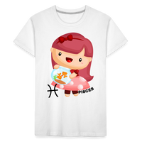 Thumbnail for Toddler Astro Girl Pisces Premium Organic T-Shirt - white