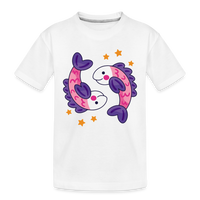 Thumbnail for Toddler Zany Pisces Premium Organic T-Shirt - white