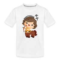 Thumbnail for Toddler Astro Girl Sagittarius Premium Organic T-Shirt - white