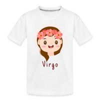 Thumbnail for Toddler Astro Toon Virgo Premium Organic T-Shirt - white
