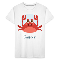 Thumbnail for Toddler Astro Toon Cancer Premium Organic T-Shirt - white