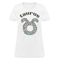 Thumbnail for Women's Power Words Taurus T-Shirt - white