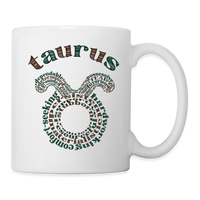 Thumbnail for Power Words Taurus Coffee/Tea Mug - white