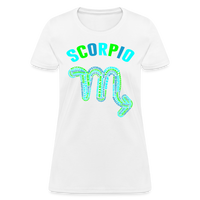 Thumbnail for Women's Power Words Scorpio T-Shirt - white