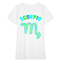 Thumbnail for Women's Power Words Scorpio T-Shirt - white