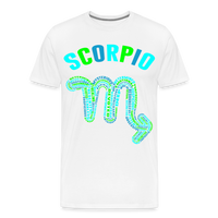 Thumbnail for Men's Power Words Scorpio Premium T-Shirt - white