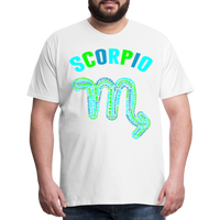 Thumbnail for Men's Power Words Scorpio Premium T-Shirt - white