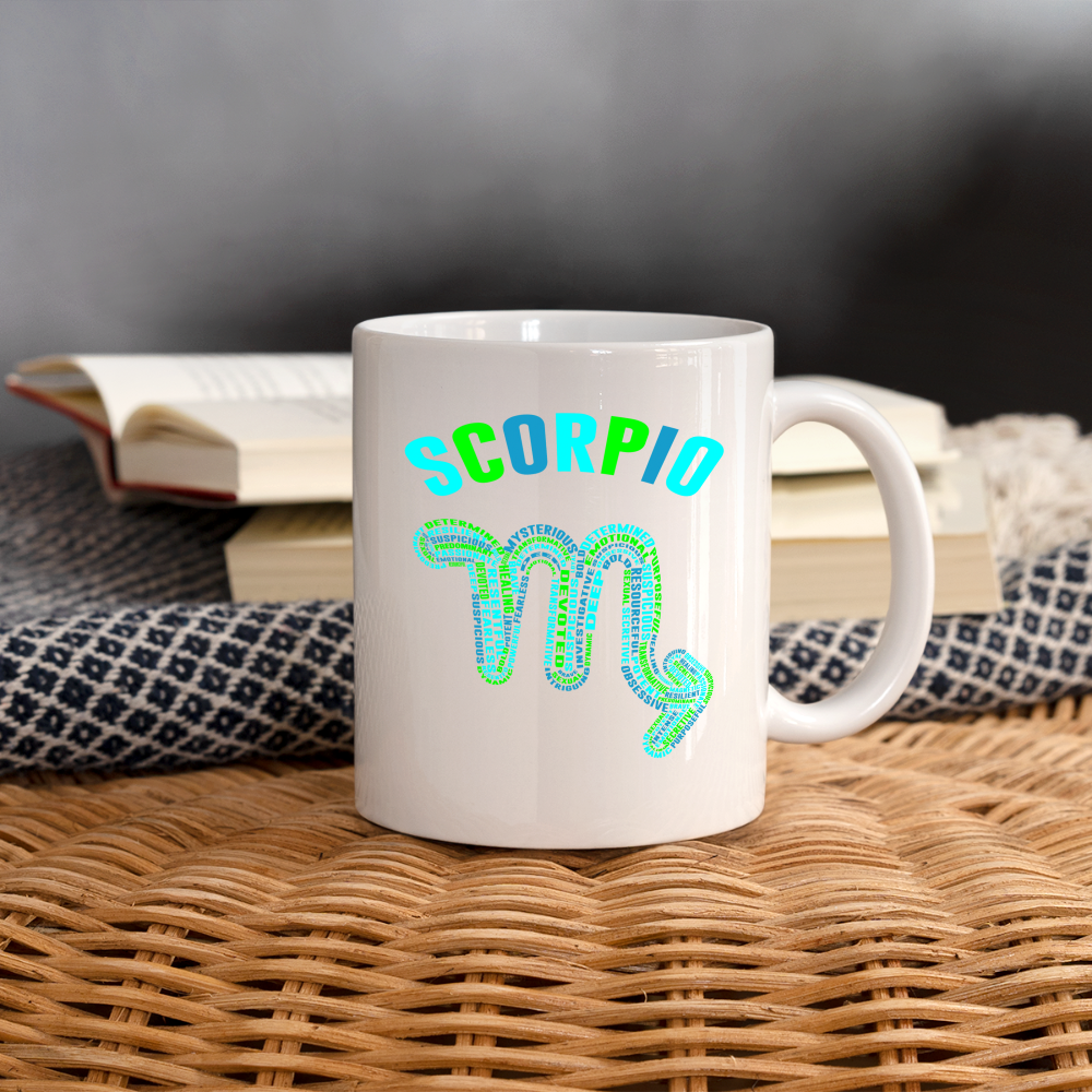 Power Words Scorpio Coffee/Tea Mug - white