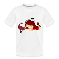 Thumbnail for Toddler Astro Girl Scorpio Premium Organic T-Shirt - white