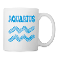 Thumbnail for Power Words Aquarius Coffee/Tea Mug - white