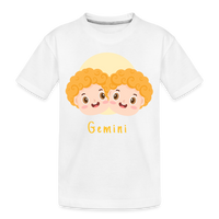 Thumbnail for Toddler Astro Toon Gemini Premium Organic T-Shirt - white