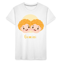 Thumbnail for Toddler Astro Toon Gemini Premium Organic T-Shirt - white