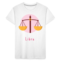 Thumbnail for Toddler Astro Toon Libra Premium Organic T-Shirt - white