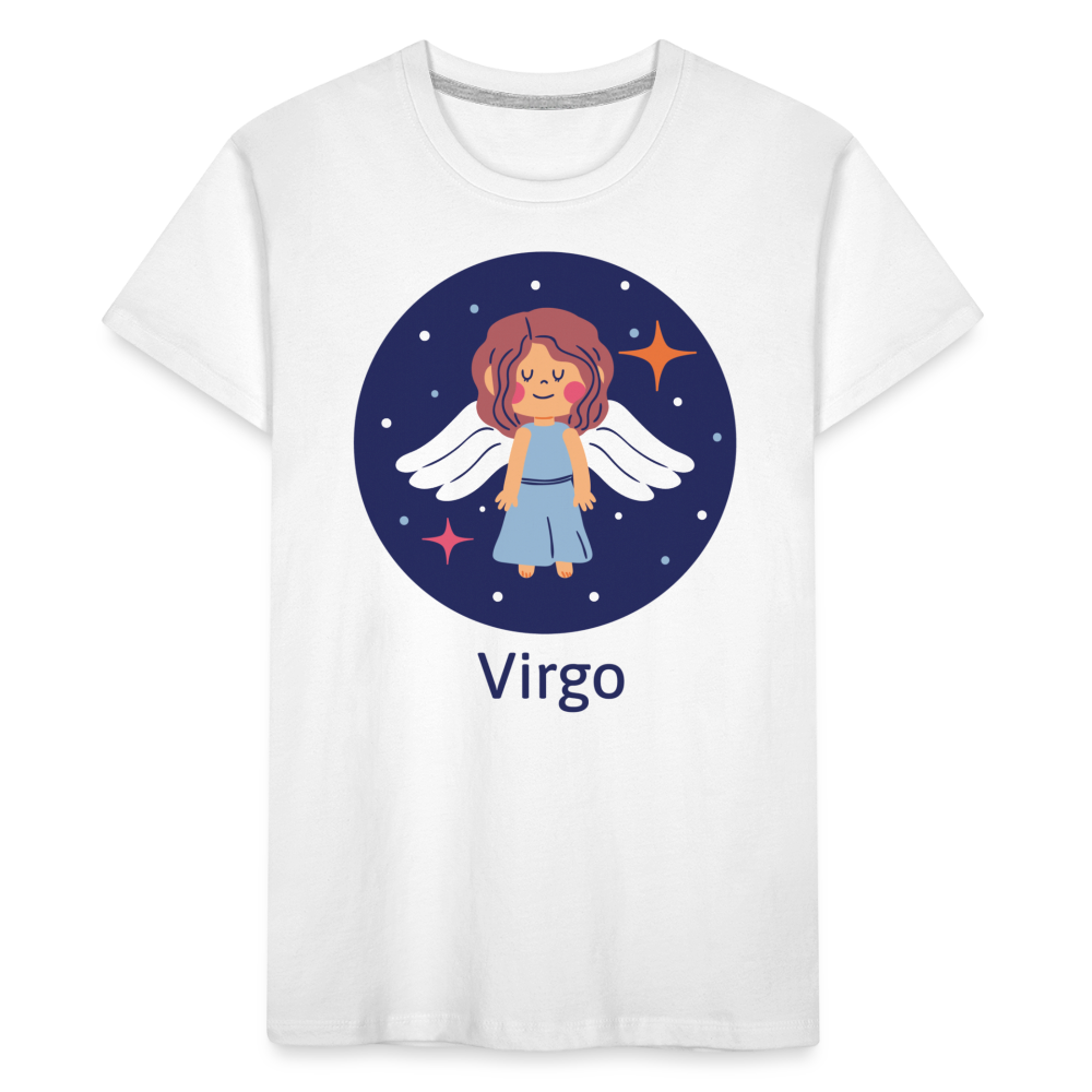 Toddler Bluey Virgo Premium Organic T-Shirt - white