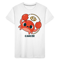 Thumbnail for Toddler Cartoony Cancer Premium Organic T-Shirt - white