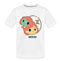 Thumbnail for Toddler Cartoony Gemini Premium Organic T-Shirt - white
