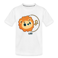 Thumbnail for Toddler Cartoony Leo Premium Organic T-Shirt - white