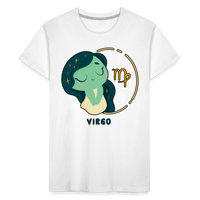 Thumbnail for Toddler Cartoony Virgo Premium Organic T-Shirt - white