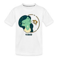 Thumbnail for Toddler Cartoony Virgo Premium Organic T-Shirt - white