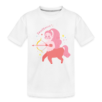 Thumbnail for Toddler Pinky Sagittarius Premium Organic T-Shirt - white