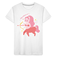 Thumbnail for Toddler Pinky Sagittarius Premium Organic T-Shirt - white