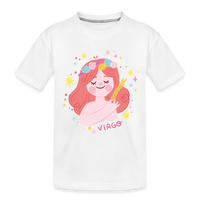 Thumbnail for Toddler Pinky Virgo Premium Organic T-Shirt - white