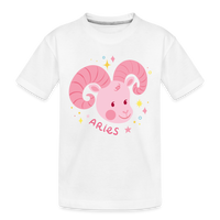 Thumbnail for Toddler Pinky Aries Premium Organic T-Shirt - white