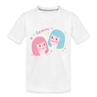 Thumbnail for Toddler Pinky Gemini Premium Organic T-Shirt - white