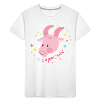 Thumbnail for Toddler Pinky Capricorn Premium Organic T-Shirt - white
