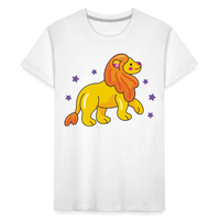 Thumbnail for Toddler Zany Leo Premium Organic T-Shirt - white