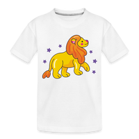 Thumbnail for Toddler Zany Leo Premium Organic T-Shirt - white