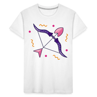 Thumbnail for Toddler Zany Sagittarius Premium Organic T-Shirt - white