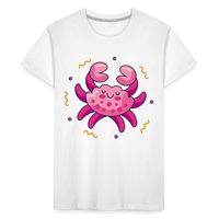 Thumbnail for Toddler Zany Cancer Premium Organic T-Shirt - white