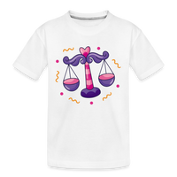 Thumbnail for Toddler Zany Libra Premium Organic T-Shirt - white