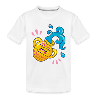 Thumbnail for Toddler Zany Aquarius Premium Organic T-Shirt - white