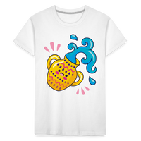 Thumbnail for Toddler Zany Aquarius Premium Organic T-Shirt - white