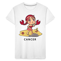 Thumbnail for Toddler Sweet Astro Cancer Premium Organic T-Shirt - white