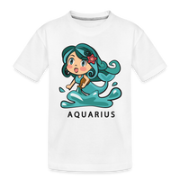 Thumbnail for Toddler Sweet Astro Aquarius Premium Organic T-Shirt - white