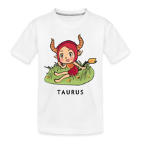 Thumbnail for Toddler Sweet Astro Taurus Premium Organic T-Shirt - white