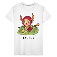 Thumbnail for Toddler Sweet Astro Taurus Premium Organic T-Shirt - white