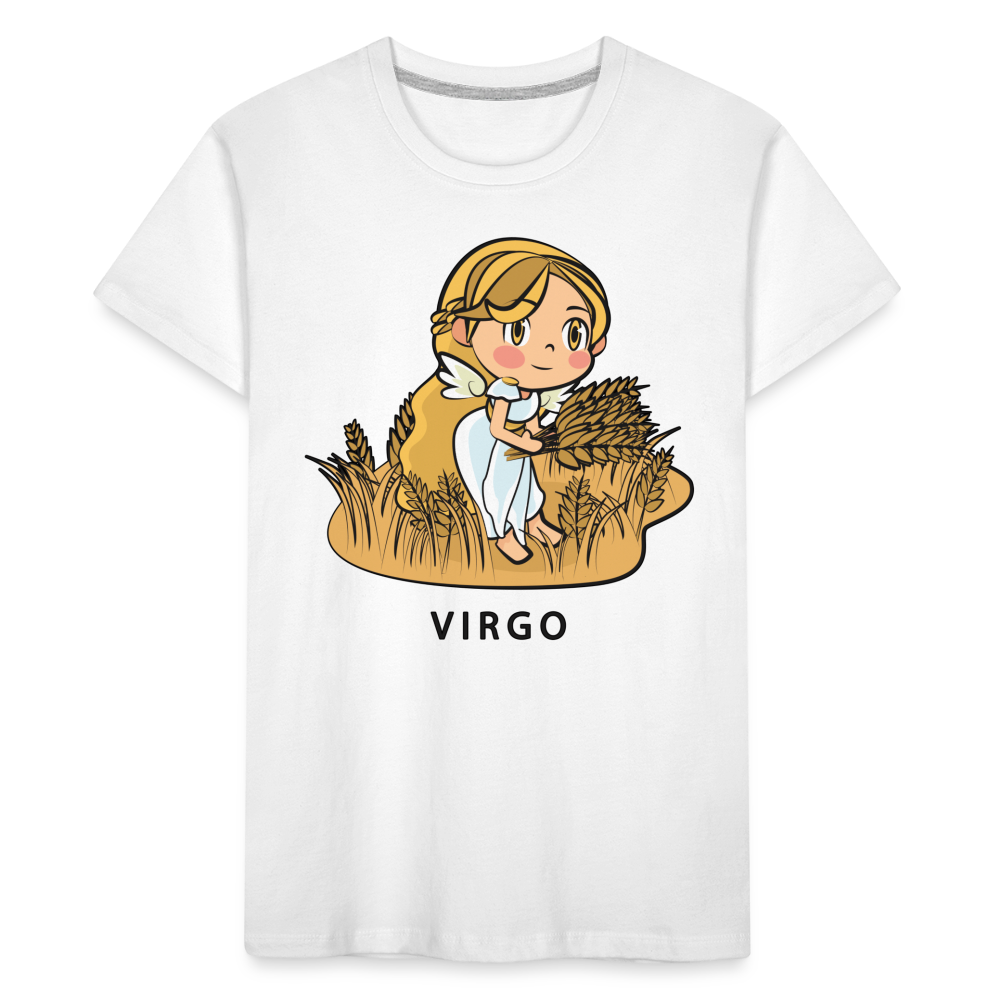 Toddler Sweet Astro Virgo Premium Organic T-Shirt - white