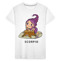 Thumbnail for Toddler Sweet Astro Scorpio Premium Organic T-Shirt - white