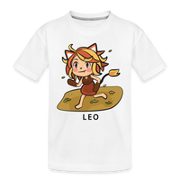 Thumbnail for Toddler Sweet Astro Leo Premium Organic T-Shirt - white
