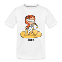 Thumbnail for Toddler Sweet Astro Libra Premium Organic T-Shirt - white