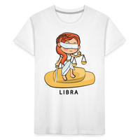 Thumbnail for Toddler Sweet Astro Libra Premium Organic T-Shirt - white