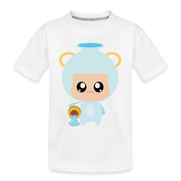 Thumbnail for Kid’s Bobbly Aquarius Premium Organic T-Shirt - white