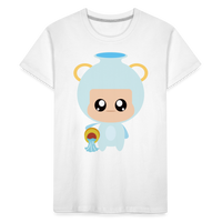 Thumbnail for Kid’s Bobbly Aquarius Premium Organic T-Shirt - white