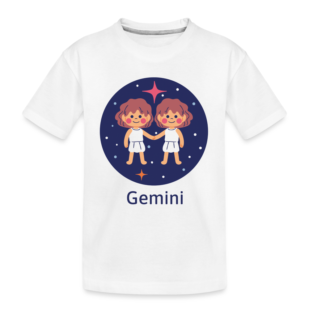 Kid’s Bluey Gemini Premium Organic T-Shirt - white