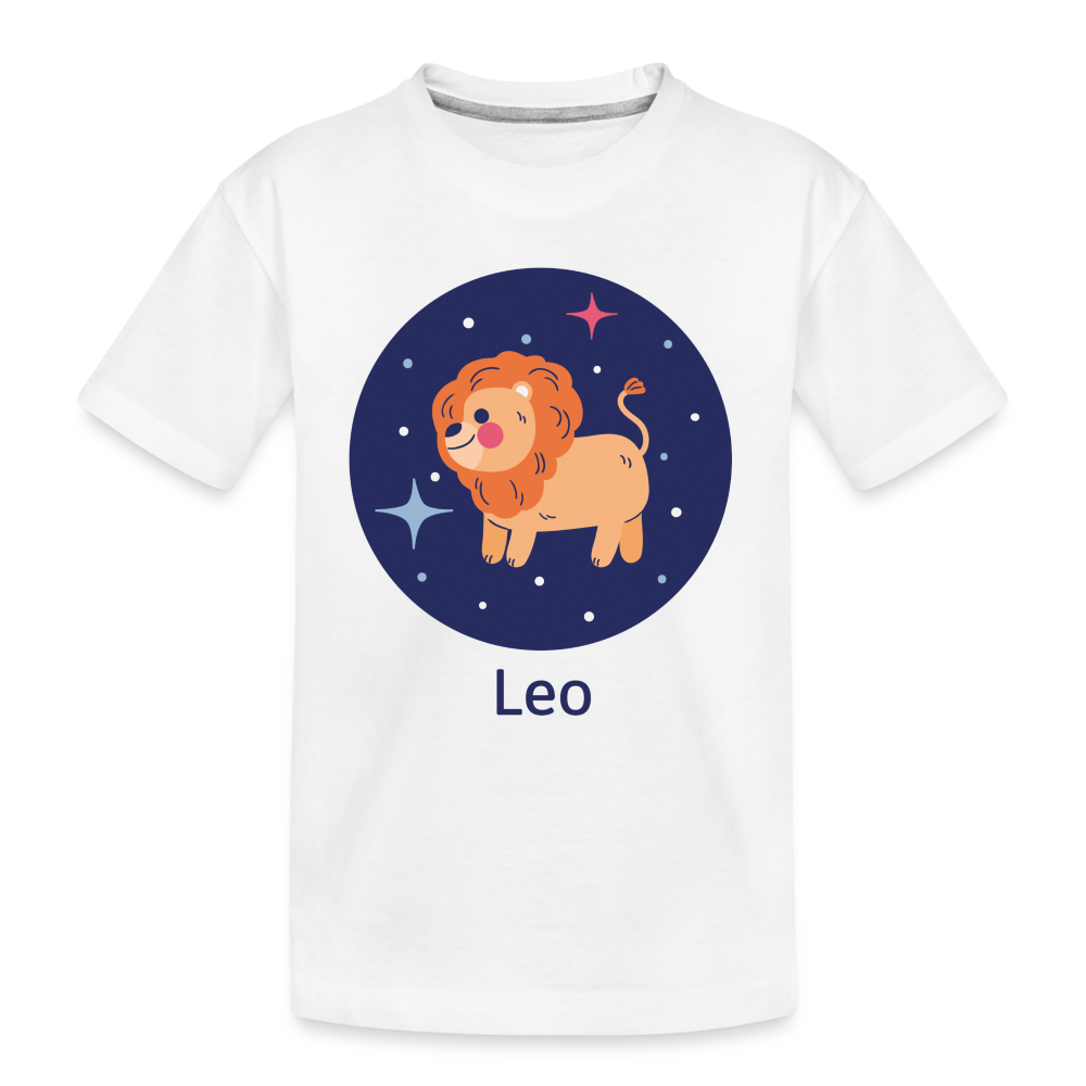 Kid’s Bluey Leo Premium Organic T-Shirt - white
