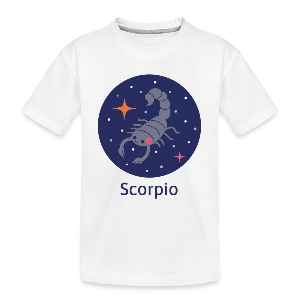 Kid’s Bluey Scorpio Premium Organic T-Shirt - white